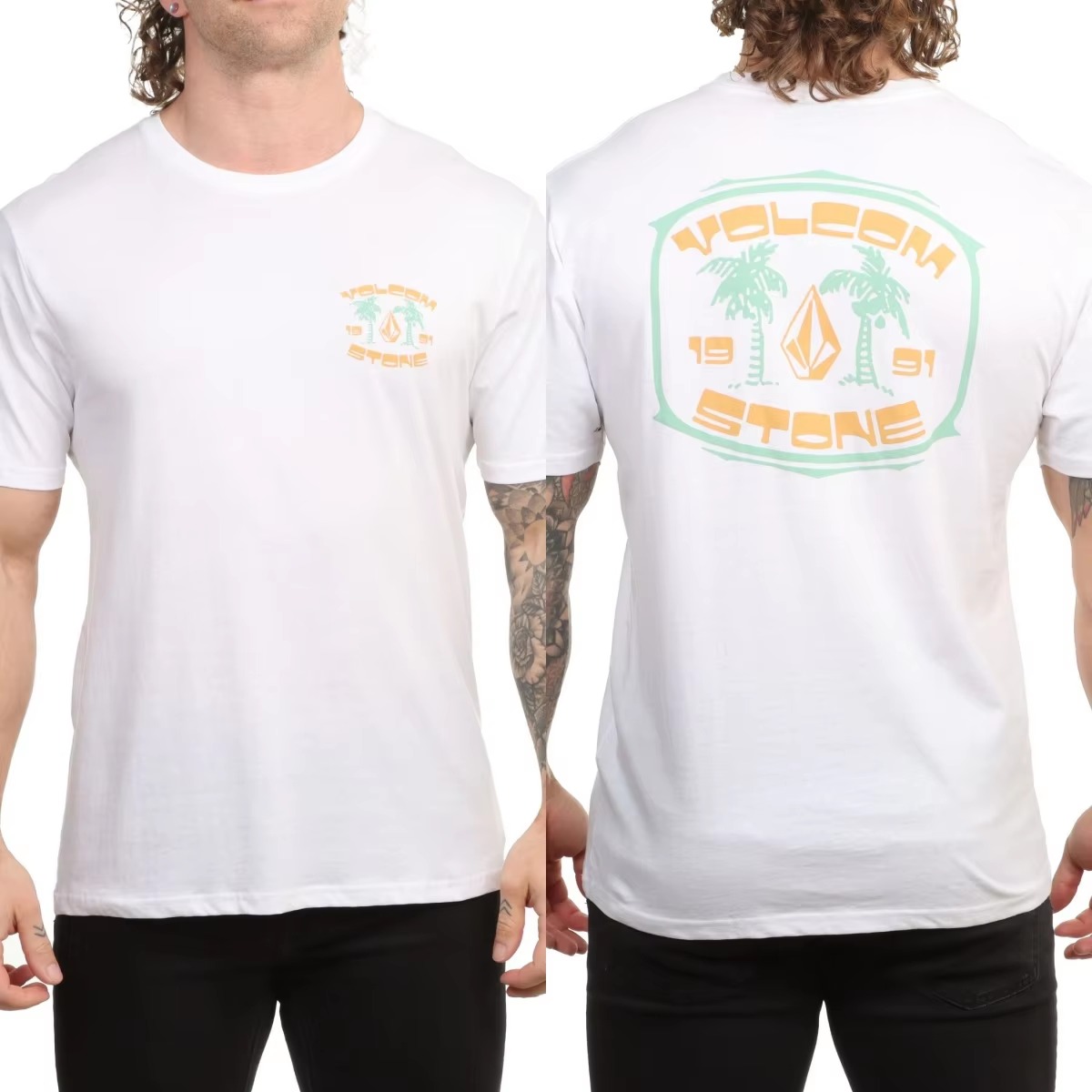 Kaos dengan Motif Grafis Merek - Streetwear Brand Tees ulasan dan harga