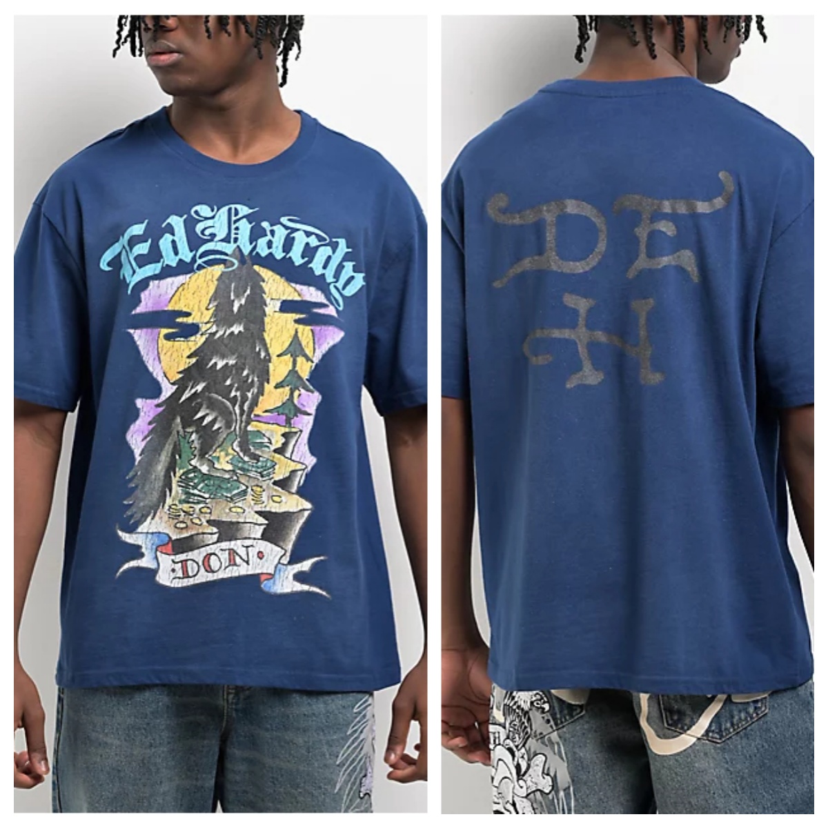 Tigers Ed Tattoo Art Street Tr - Streetwear Brand Tees ulasan dan harga