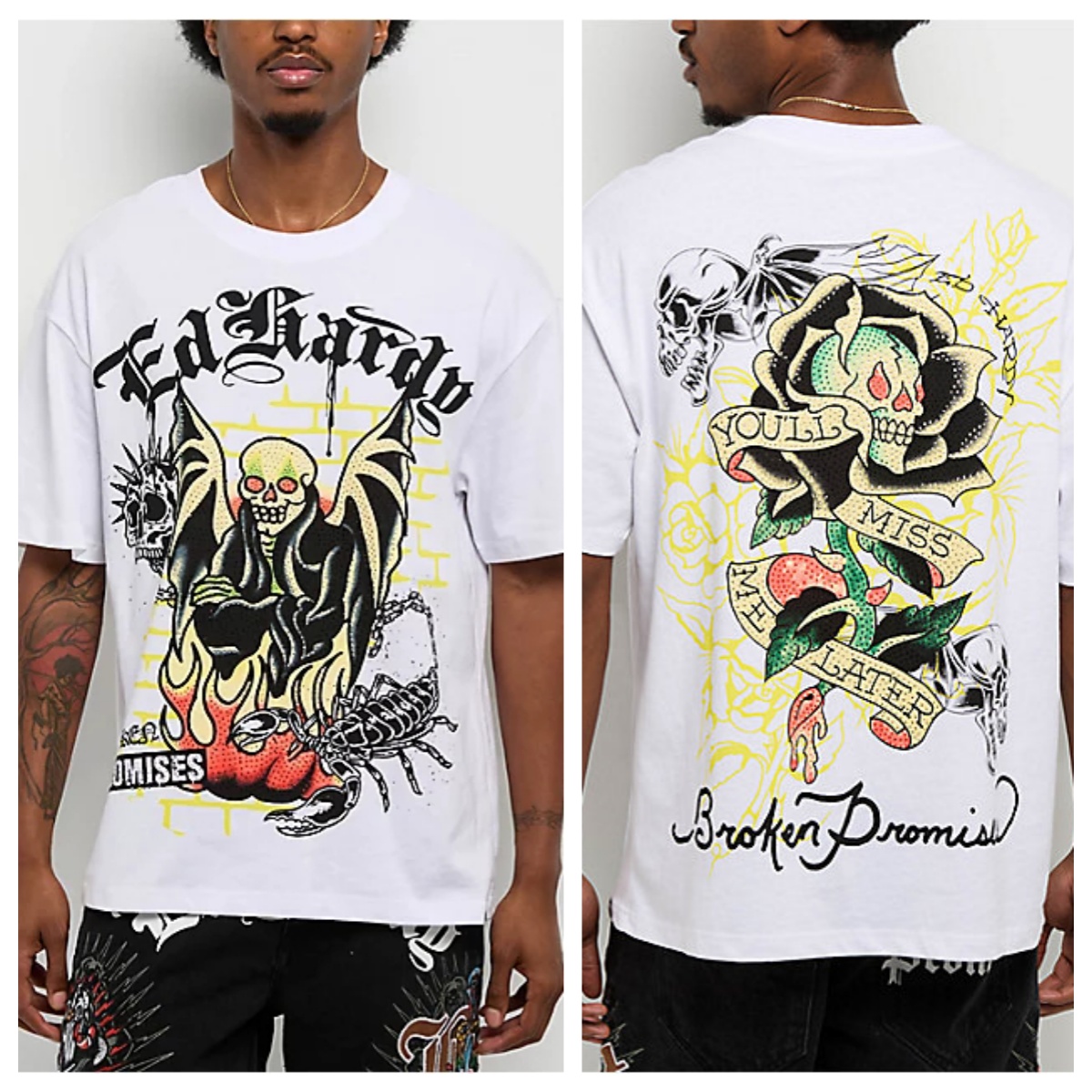 Tigers Ed Tattoo Art Street Tr - Streetwear Brand Tees ulasan dan harga
