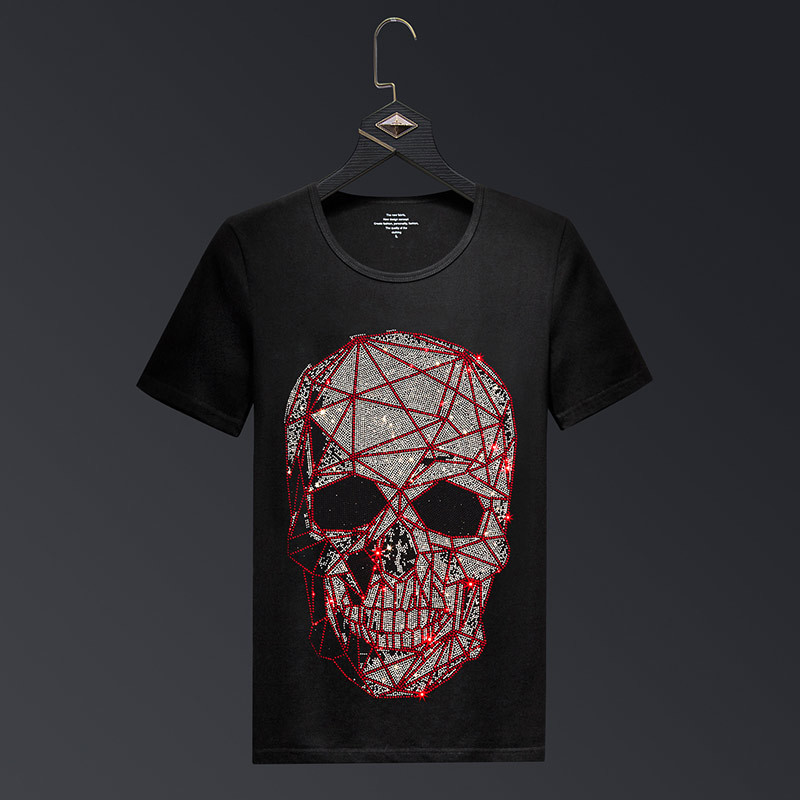 Kaus Berlian Imitasi Tengkorak - Streetwear Brand Tees ulasan dan harga