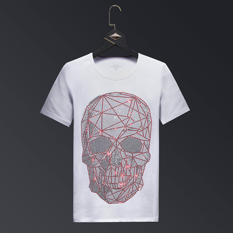 Kaus Berlian Imitasi Tengkorak - Streetwear Brand Tees ulasan dan harga