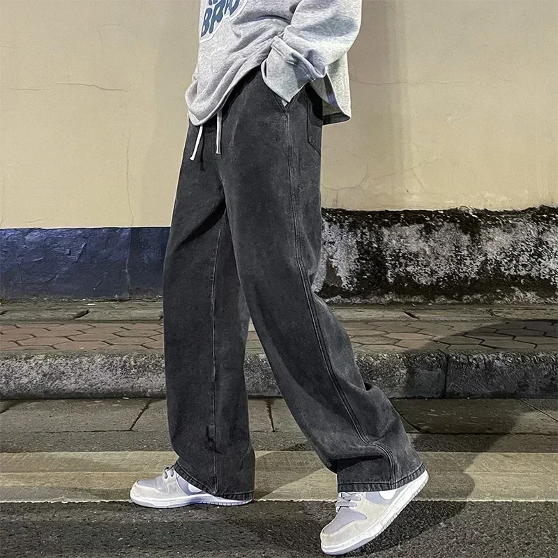Celana Jeans Pria Kasual Model - Streetwear Brand Denim ulasan dan harga