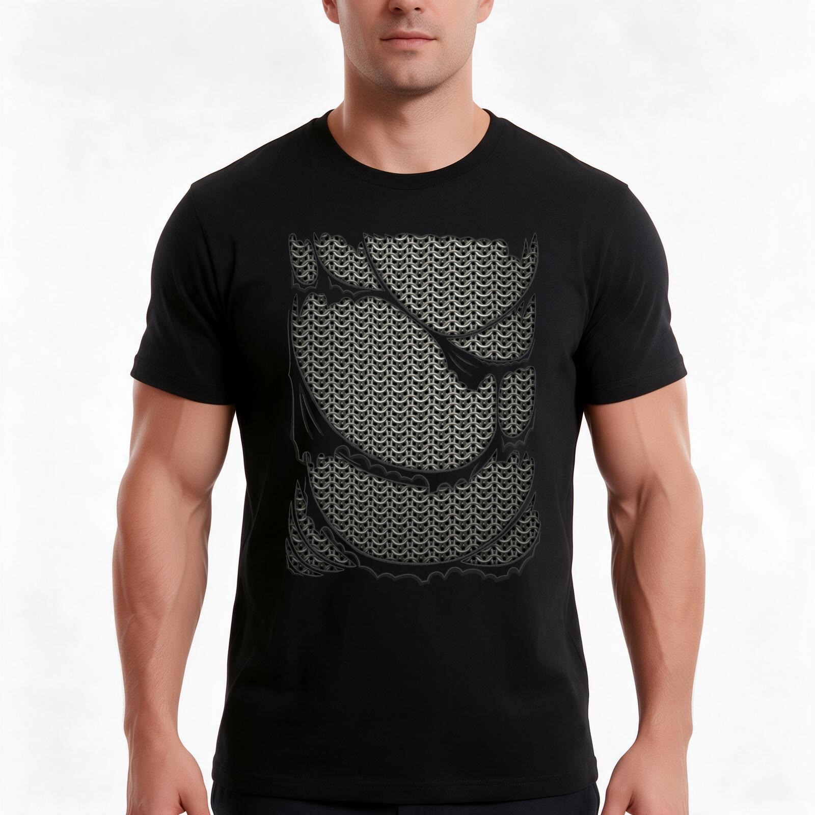 Kaos dengan desain baju zirah  - Streetwear Brand Vintage ulasan dan harga