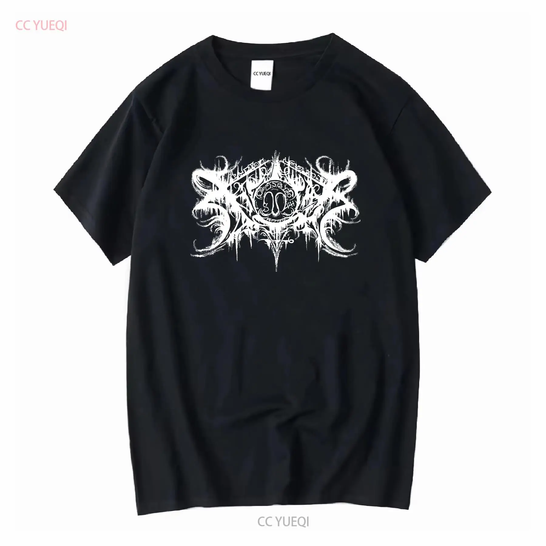 XASTHUR Kaus Baru Hitam Metal  - Streetwear Brand Tees ulasan dan harga