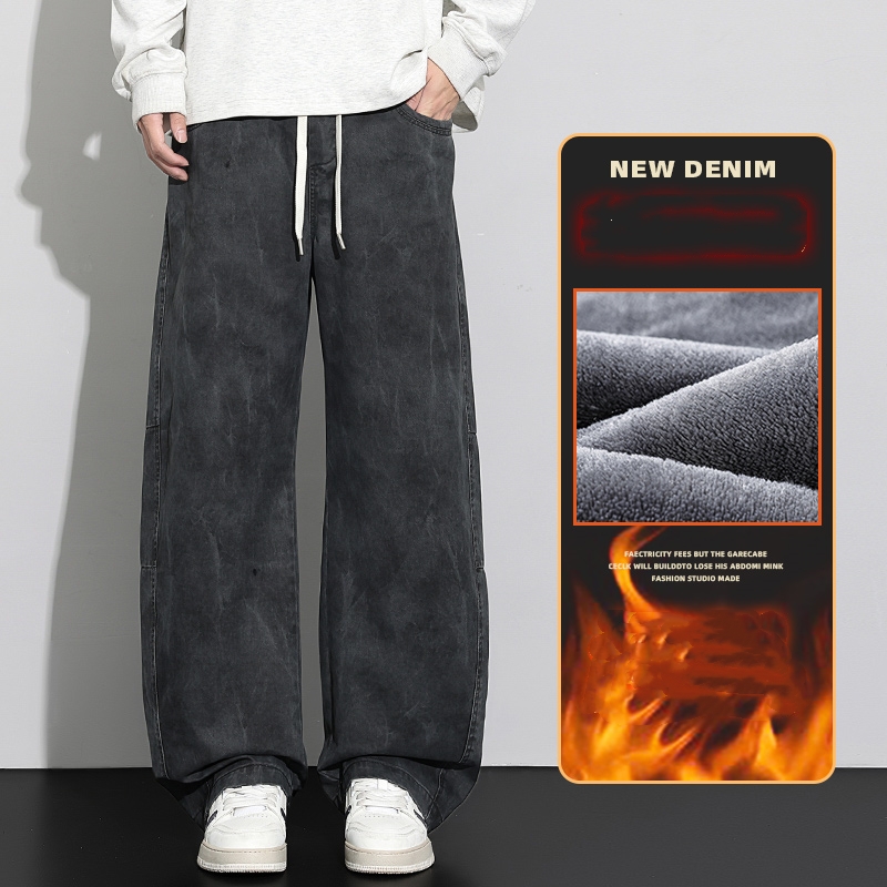 Celana Katun Longgar Pria 2026 - Streetwear Brand Vintage ulasan dan harga