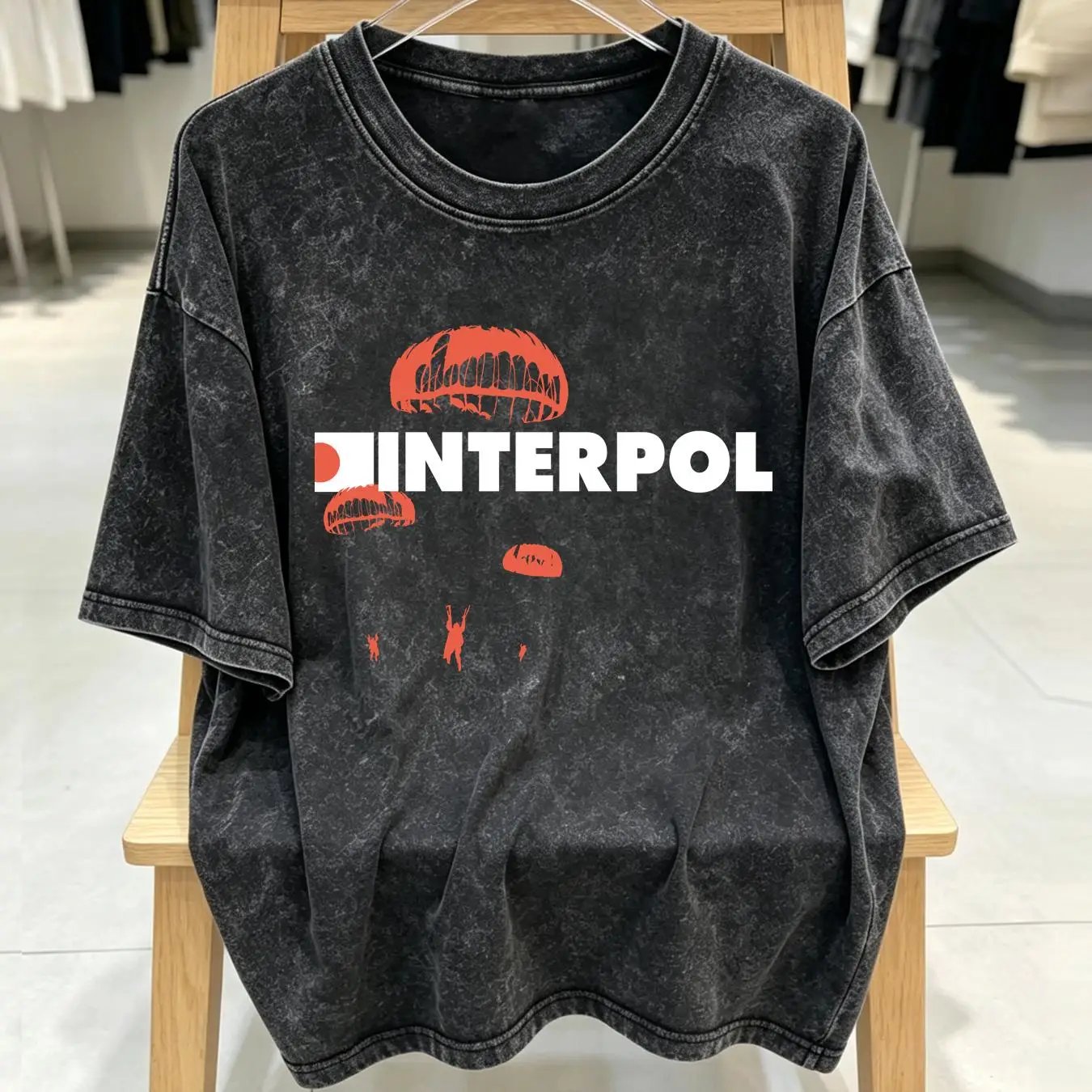 Kaos T-shirt yang sudah dicuci - Streetwear Brand Vintage ulasan dan harga