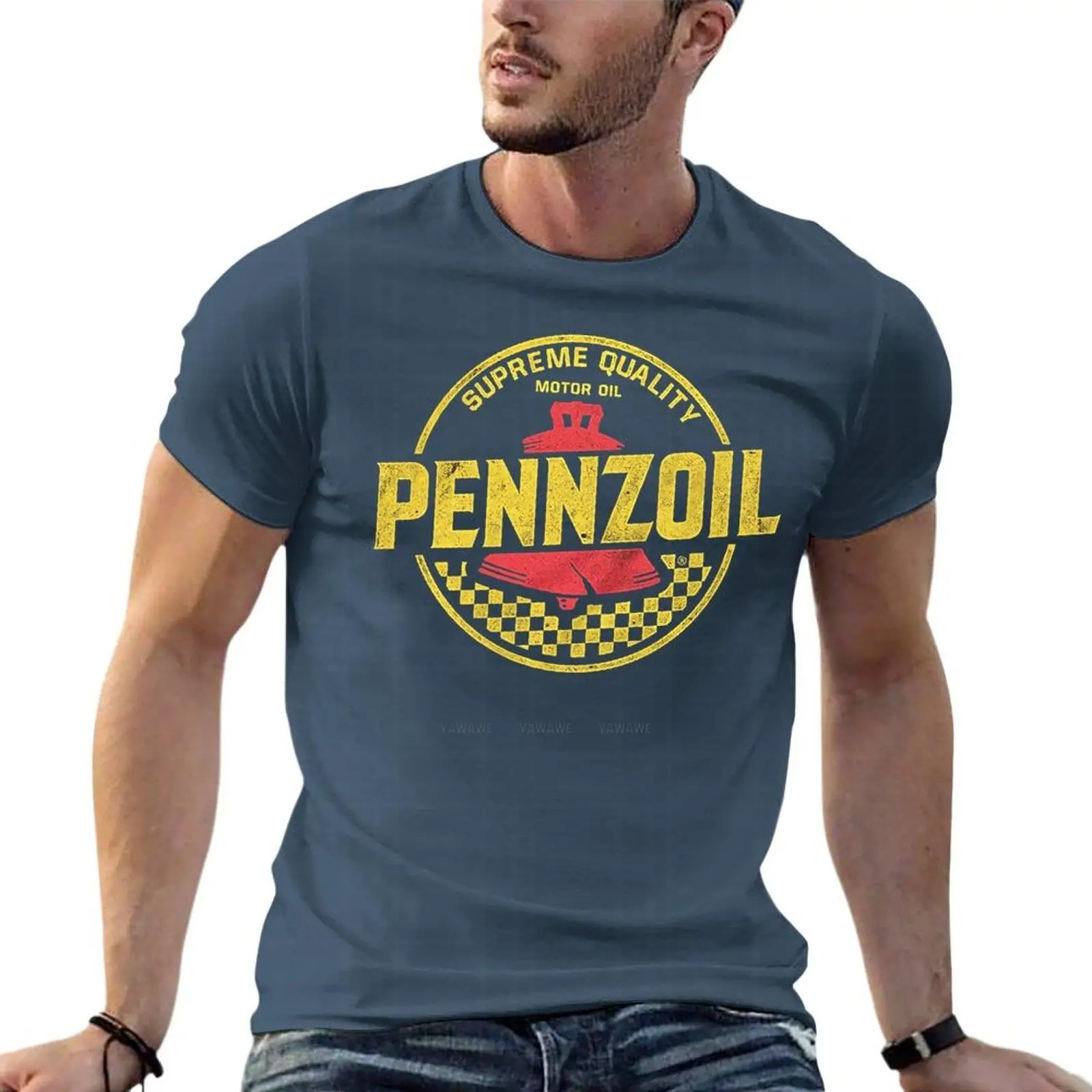 Distressed Pennzoil Logo minya - Streetwear Brand Clothing ulasan dan harga